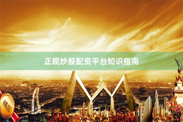 正规炒股配资平台知识指南